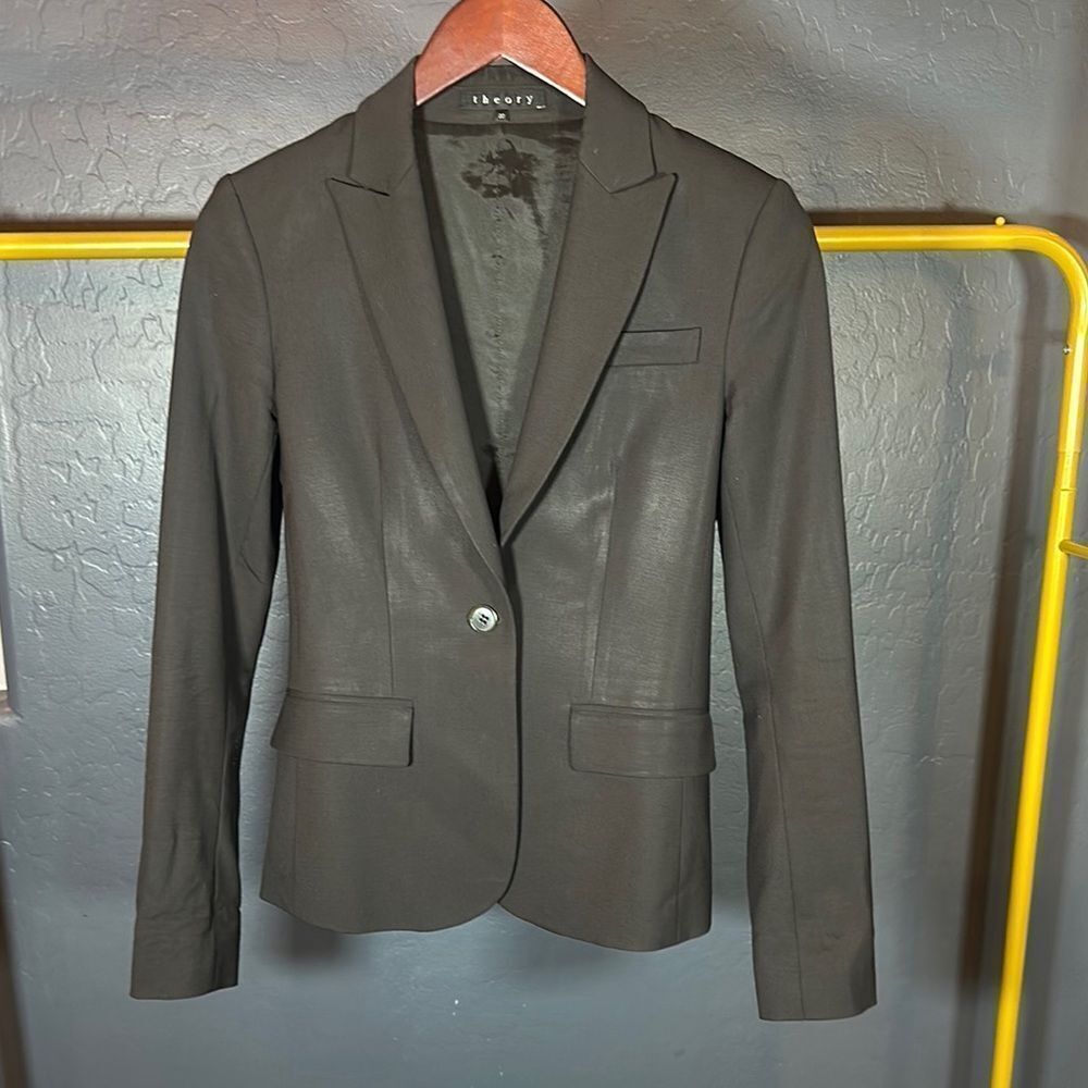 Theory Elegant Black Blazer‎
